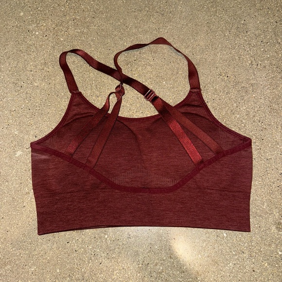 Oner Active Original 2nd Birthday Classic Seamless Sports Bra - Rosewood - Picture 2 of 2